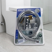 Emballage blister plastique ABS haute qualité écologique mural toilette Bidet Spray Set douche à main pulvérisateur pour salle de bain