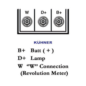 Alternateur compatible avec FORD TRANSIT 2.5 TD (EAL, EAS) Diesel (KW: 63, HP: 85) de 06-1994 à 03-2000 LUCAS 301031RIL NEW - Product Image 3