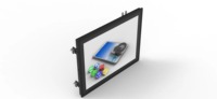 Monitor táctil único 2025, soporte de Metal estable, pantalla táctil capacitiva montada en la pared, pantalla de 15 ", Android para caja registradora POS