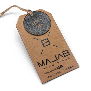 Etiqueta <span class=keywords><strong>de</strong></span> papel Kraft <span class=keywords><strong>de</strong></span> diseño personalizado barato, etiquetas colgantes oscilantes, etiqueta <span class=keywords><strong>de</strong></span> ropa <span class=keywords><strong>de</strong></span> regalo para ropa - Product Image 3