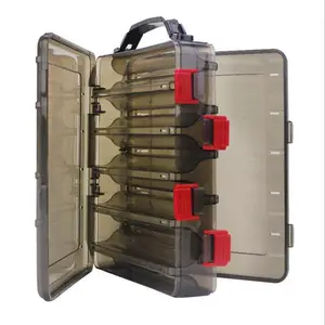 NEWMAJOR 20*17*5CM Large capacity Double-sides lure bait waterproof Tackle Box for Fishing