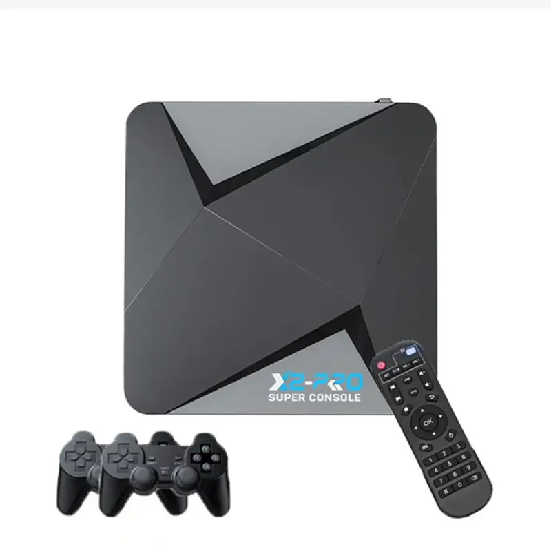 Cadeaux pour enfants X2 Pro Super Console double système 256 Go 70000 + lecteur de jeux rétro Android TV Box Console de jeu vidéo