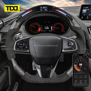 Volant sport en carbone TDD LED pour Honda Civic Accord 11e génération 2021 2022 2023 2024, volant personnalisé authentique - Product Image 5