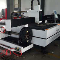 Machine de découpe laser à fibre intégrée plaque et tube 3KW 3015, 3000*1500mm, pour l'industrie de la découpe de métaux et le traitement des tubes