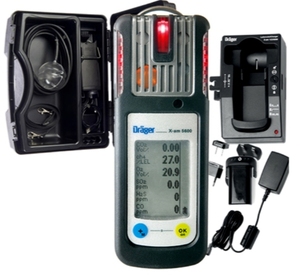 Détecteur de gaz Drager X-am 5600, capable de détecter jusqu'à 6 gaz, compact et fiable, technologie infrarouge, CO, CO2, LEL, SO2 - Product Image 3