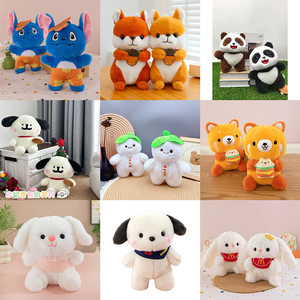 Juguete de peluche personalizado de 8 pulgadas, superventas, con diseño de gato, cerdo, bruja mágica, de algodón PP, con diseño de animal lindo, para máquina de garras - Product Image 2