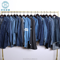 Grosir Massal Kemeja dan Jaket Denim Bekas Bermerek, Ringan, Gaya Musim Panas, Ukuran Campur, Bale 100kg, Pakaian Bekas untuk Dijual Kembali