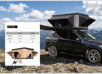 Tenda Atap Mobil Hard Shell Hidrolik Otomatis untuk Berkemah di Luar Ruangan dan Perjalanan Overland