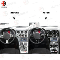 Kit de garnitures intérieures complètes en fibre de carbone pour Alfa Romeo 159 2004 2005 2006 2007 2008 2009 2010 2011 Accessoires intérieurs de voiture Autocollant