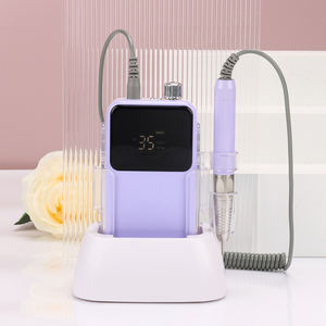 Venda quente Pedicure Manicure Set recarregável sem fio portátil Salon Brushless Nail Drill Machine 35000rpm Ferramenta Profissional Prego - Product Image 5