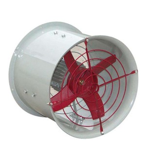 Ventilador Axial Sf de 28 Pulgadas para Ducto, Ventilador de Extracción Eléctrico con Aspas de Aleación de Aluminio Rojo de 3 Hojas - Product Image 1