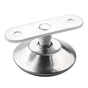 High-quality Adjustable Foot With Three-hole Iron Plate M8 Threaded For <b>Wardrobe</b> <b>Hardware</b> - Product Image 1