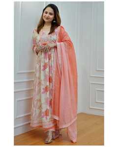 Costume élégant Anarkali Salwar de haute qualité pour les fêtes de mariage aux prix de gros du fabricant et exportateur indien - Product Image 6