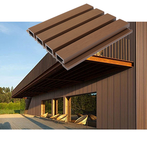 Revestimiento de Pared Exterior de WPC de Alta Calidad al por Mayor, Panel de Pared Exterior de Madera y Plástico Compuesto para Casa - Product Image 1