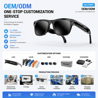 Lunettes Intelligentes OEM/ODM avec Traduction IA, Enregistrement Vidéo 8MP, Reconnaissance d'Objets, Enregistrement Audio, Caméra Étanche IPX-4