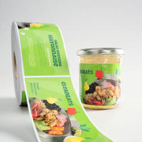 Étiquettes d'emballage alimentaire personnalisées, autocollant auto-adhésif imperméable en vinyle, fabricant d'étiquettes pour boîtes de conserve alimentaires, autres services d'impression