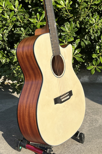 <span class=keywords><strong>Guitarra</strong></span> Acústica de 40 Pulgadas de Madera Maciza de Alta Calidad y Económica de la Fábrica de Guitarras en Línea Aiersi de China, <span class=keywords><strong>Guitarra</strong></span> de 6 Cuerdas de Color Natural - Product Image 5