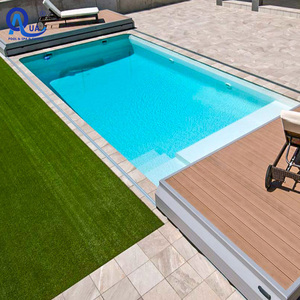Cubierta Deslizante Automática Avanzada para Piscina 2026 Water Crown, Personalizada para Villas, Piscina Recreativa, Fabricada en Guangdong, China - Product Image 1