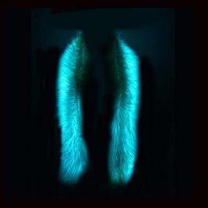 Thời Trang Chất Lượng Cao Lông Thoải Mái Led Khăn Quàng Ánh Sáng Lên Led Boa - Product Image 5