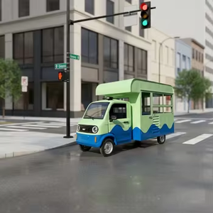 Mobile <b>Kitchen</b> Truck Fast Food Trailer Ice Cream Hot Dog Mexican Taco Coffee Cart Restaurant Food Truck With Full <b>Kitchen</b> - Product Image 1