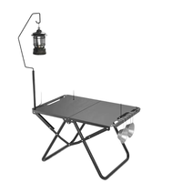 Mesa Táctica Plegable para Exteriores, de Acero al Carbono, Ligera y Portátil, para Picnic, Camping y Actividades al Aire Libre
