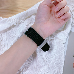 스테인레스 스틸 버클 22mm 손목 시계 스트랩 짠 나일론 시계 밴드 애플 시계 밴드 38mm 42mm 40mm 44mm 41mm 45mm - Product Image 6