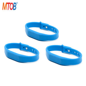 Pulsera NFC pasiva de silicona <span class=keywords><strong>RFID</strong></span> NFC colorida barata de fábrica, pulsera de silicona ntag216 para redes sociales - Product Image 5