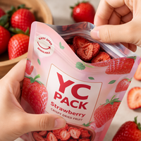 Fabrikant levert gedroogd fruit in zakjes met venster voor gemengd tropisch fruit, rijk aan vitamine C, Doypack 100g 3.5oz