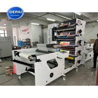Machine d'impression flexographique à haute vitesse pour étiquettes en aluminium avec traitement corona