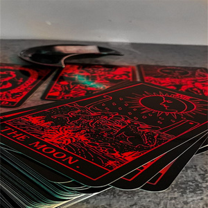 Impresión de Cartas del Tarot Personalizadas con Lámina Dorada, con Guía, Barajas de Cartas del Tarot al por Mayor para Adivinación y Juego - Product Image 5