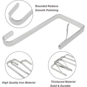 Gancho Plano en Forma de S de Metal Resistente para Colgar en la Cocina y el Baño - Product Image 2