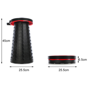 Portable Foldable <b>Plastic</b> Side Stools Telescopic Design Cheap PP <b>Material</b> for Villa Bedroom Warehouse Park Hospital Use - Product Image 6