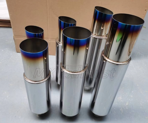 Tubo de Escape Universal de Acero Inoxidable, Silenciador de Escape para Hks Escape Accesorios, Silenciador de Escape, Mofles - Product Image 2