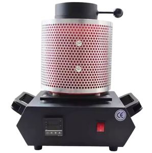 Four électrique industriel portable de 5 kg pour la fusion de l'or, de l'argent et du cuivre, avec creuset en graphite pour l'alchimie expérimentale et la fusion de l'or - Product Image 1