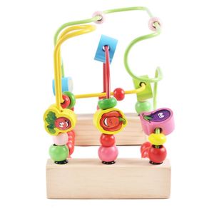 Jouet d'éveil en bois pour tout-petits : labyrinthe de perles en forme de montagnes russes, unisexe, pour bébés de 6 à 12 mois - Product Image 3
