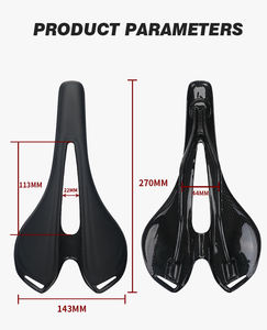 Selle de vélo Toseek, selles de vélo de montagne et de route, selles de vélo en cuir MTB, selle de vélo Inbike - Product Image 3