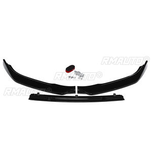 3 pièces de garnitures de lèvre de pare-chocs avant noires brillantes, type aileron, compatibles avec MAZDA 3 Axela 2014 2018 - Product Image 5