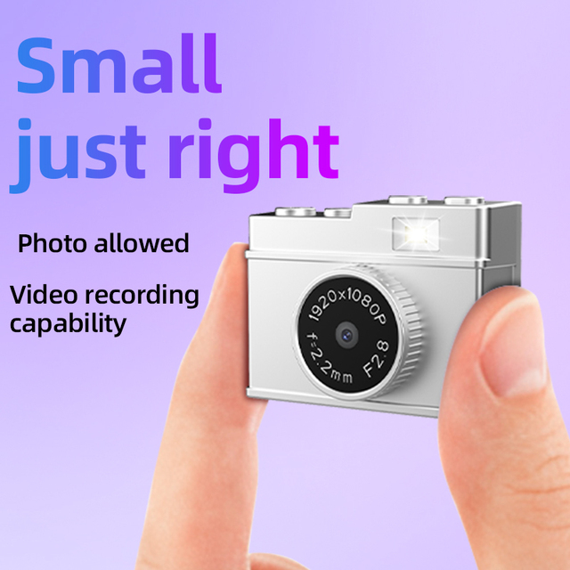 Electronic Outdoor Portable Children's Sports Camera HD Video Recorder Retro Mini Digital Camera