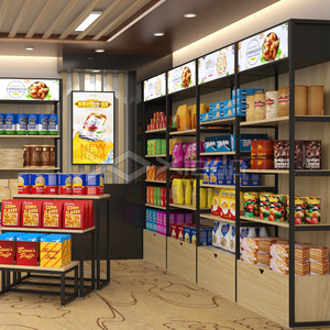 Gỗ Siêu Thị Kệ Hiển Thị Bán Lẻ Hiển Thị Đứng Bán Nóng Cho Thuận Tiện Cửa Hàng Kệ - Product Image 3