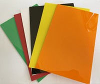 Feuilles de plastique ABS colorées Panneau ABS d'épaisseur différente
