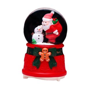 2026 nuevo Santa Claus bola de cristal caja de música dibujos animados brillante regalo de Navidad para niños y estudiantes - Product Image 5