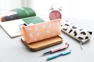 Trousse à crayons en silicone 3D motif chat mignon, organiseur de papeterie simple pour étudiants, porte-crayons créatif et adorable - Product Image 5