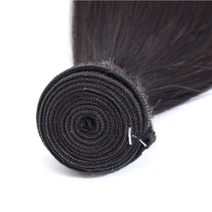 ผมต่อแบบเส้นตรง 7A เกรดแอฟริกัน น้ำหนัก 50 กรัม แบบ Double Drawn Remy Virgin  จัดเรียงเกล็ดผม ขายส่ง - Product Image 2