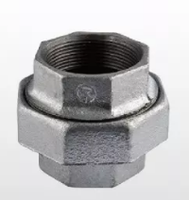Vente directe usine – Raccord de tube en fonte malléable, filetage femelle BSP, zingué, basse pression, 1 pièce pour huile, gaz, eau