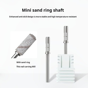 Small Sanding Band Grinding Heads Mini Sand Ring for Manicure Remove Dead Skin Cuticle <b>Nail</b> Drill Bits - Product Image 4