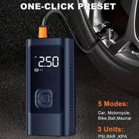 Compresseur d'air pour voiture, vente chaude, haute qualité, 150 psi, pompe à ballons portable, pompe électrique pour ballons et pneus, gonfleur de pneus