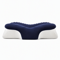 Oreiller de sommeil moderne en gros, forme papillon, orthopédique, pour dormeurs latéraux, anti-ronflement, en mousse à mémoire de forme pour le cou et la colonne cervicale