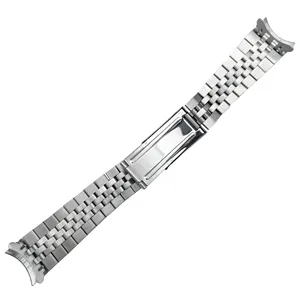 Hot Selling Beautiful Stainless Steel Steel Tone Watch Band For Pre-Owned Vintage Watches