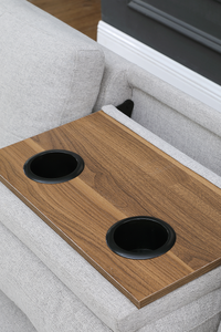 Canapé et chaise longue en U moderne de 98 pouces de large, orienté à gauche, avec ottoman, canapé-lit en mousse à mémoire de forme, mobilier de salon de haute qualité - Product Image 5