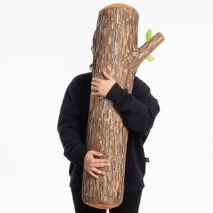 Cuscino decorativo e decorativo morbido lungo in legno - Product Image 1